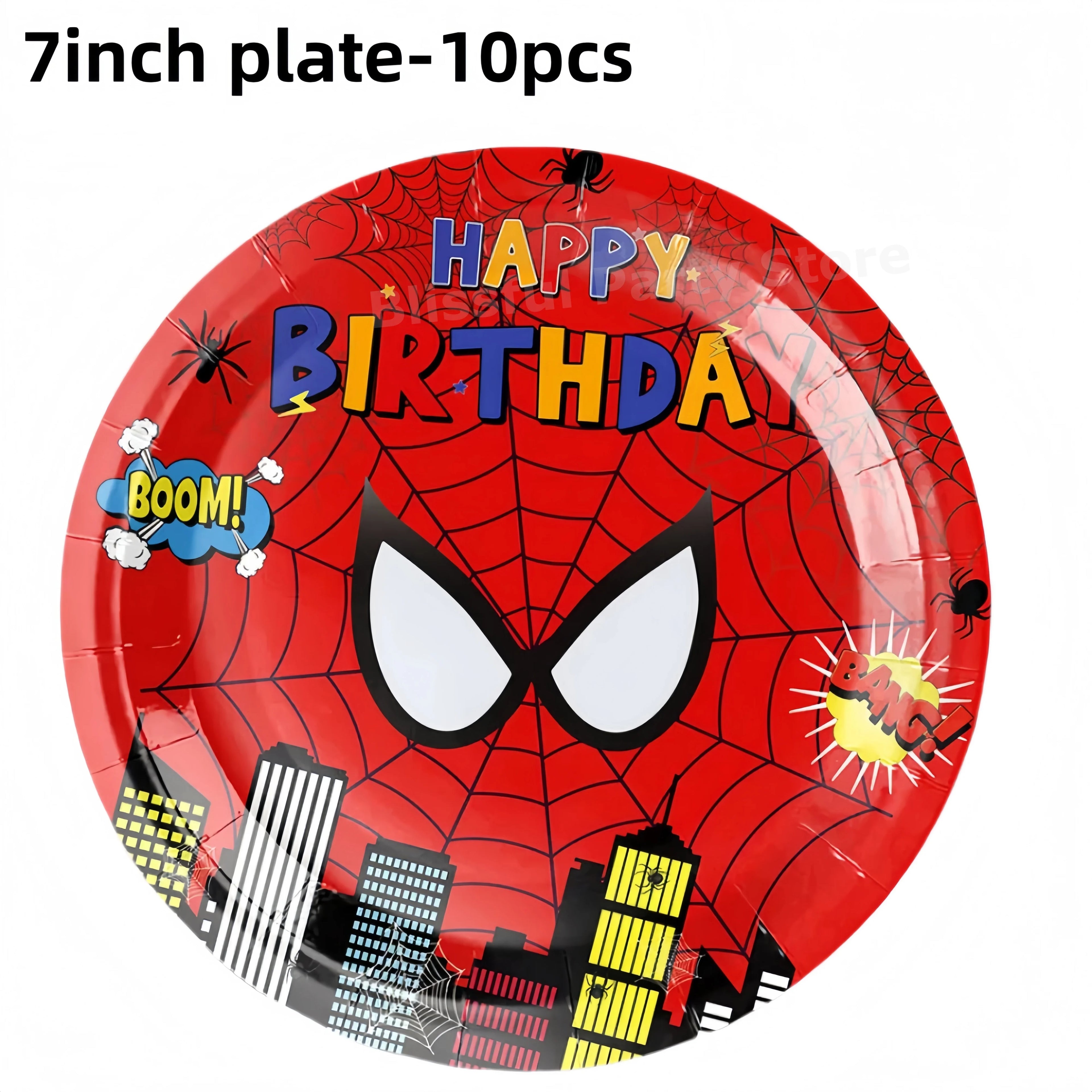 Spiderman Birthday Party Decorations Tableware Paper Cup Plate Napkin Tablecloth for Kids Boys Favor Baby Shower Event Supplies