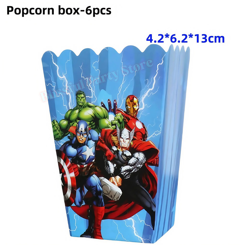 Avengers Birthday Party Decoration Superhero Balloon Tableware Kit Cup Plate Tablecloth Boy Favor Gift Baby Shower Event Supplie