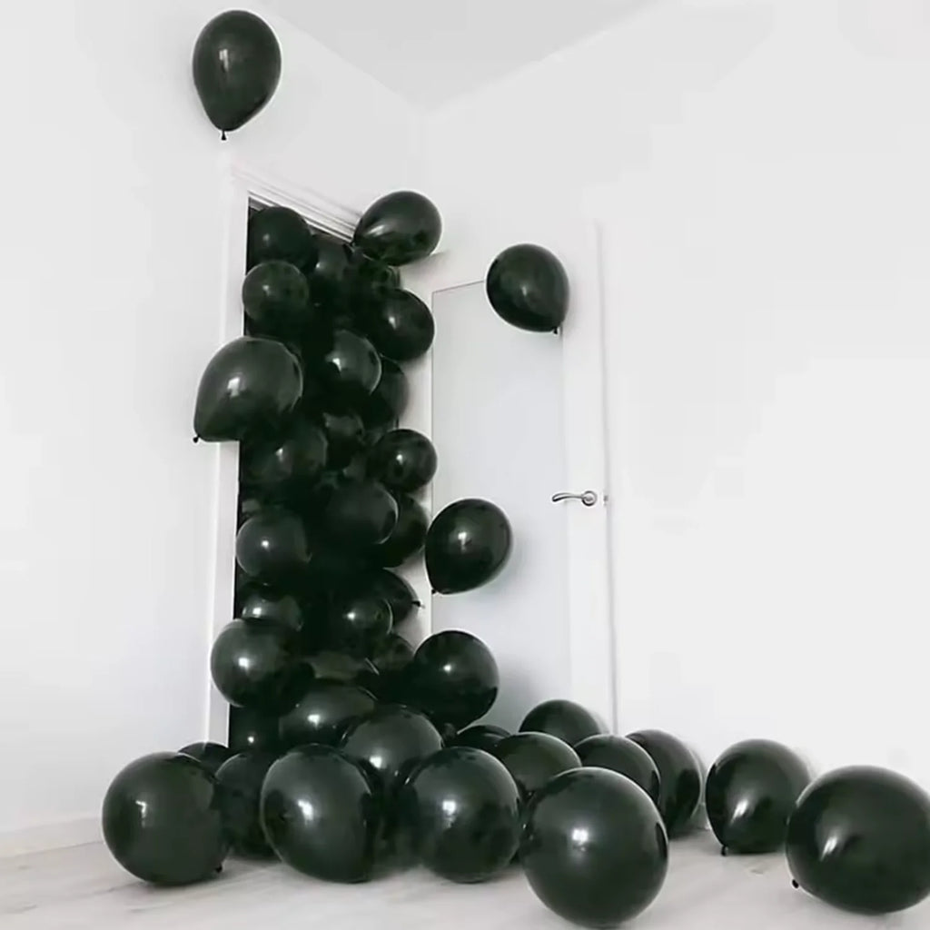5-100pcs/Pack 12inch Black Latex Balloon for Wedding Birthday Party Engagement Anniversary Decoration Supplies Favor