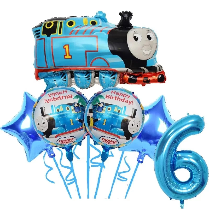 Thomas Trains and Friends Party Decorations Plates Cups Banner Balloons for Kids Baby Shower Gift Birthday Party Supplies