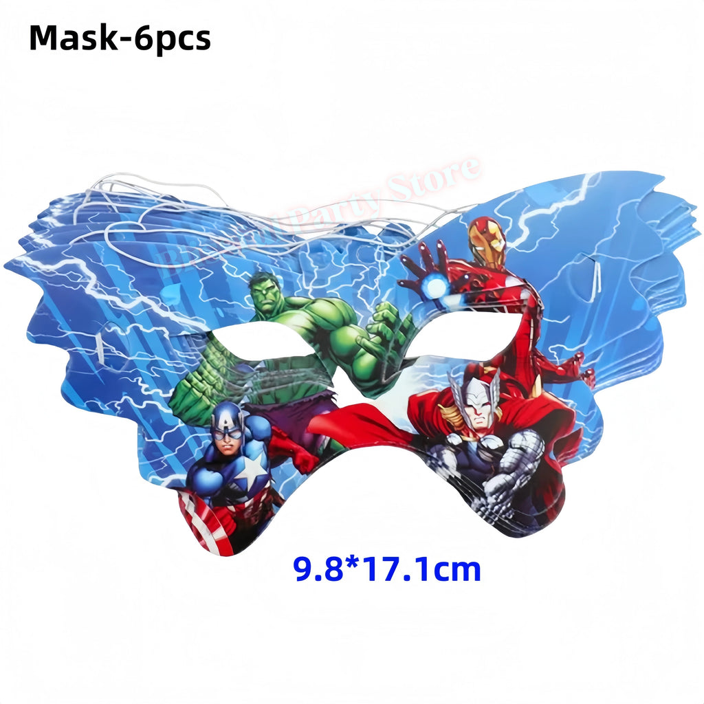 Avengers Birthday Party Decoration Superhero Balloon Tableware Kit Cup Plate Tablecloth Boy Favor Gift Baby Shower Event Supplie