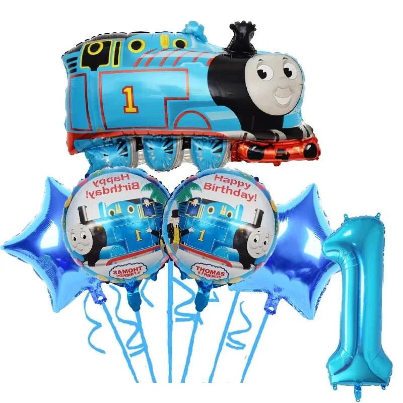 Thomas Trains and Friends Party Decorations Plates Cups Banner Balloons for Kids Baby Shower Gift Birthday Party Supplies