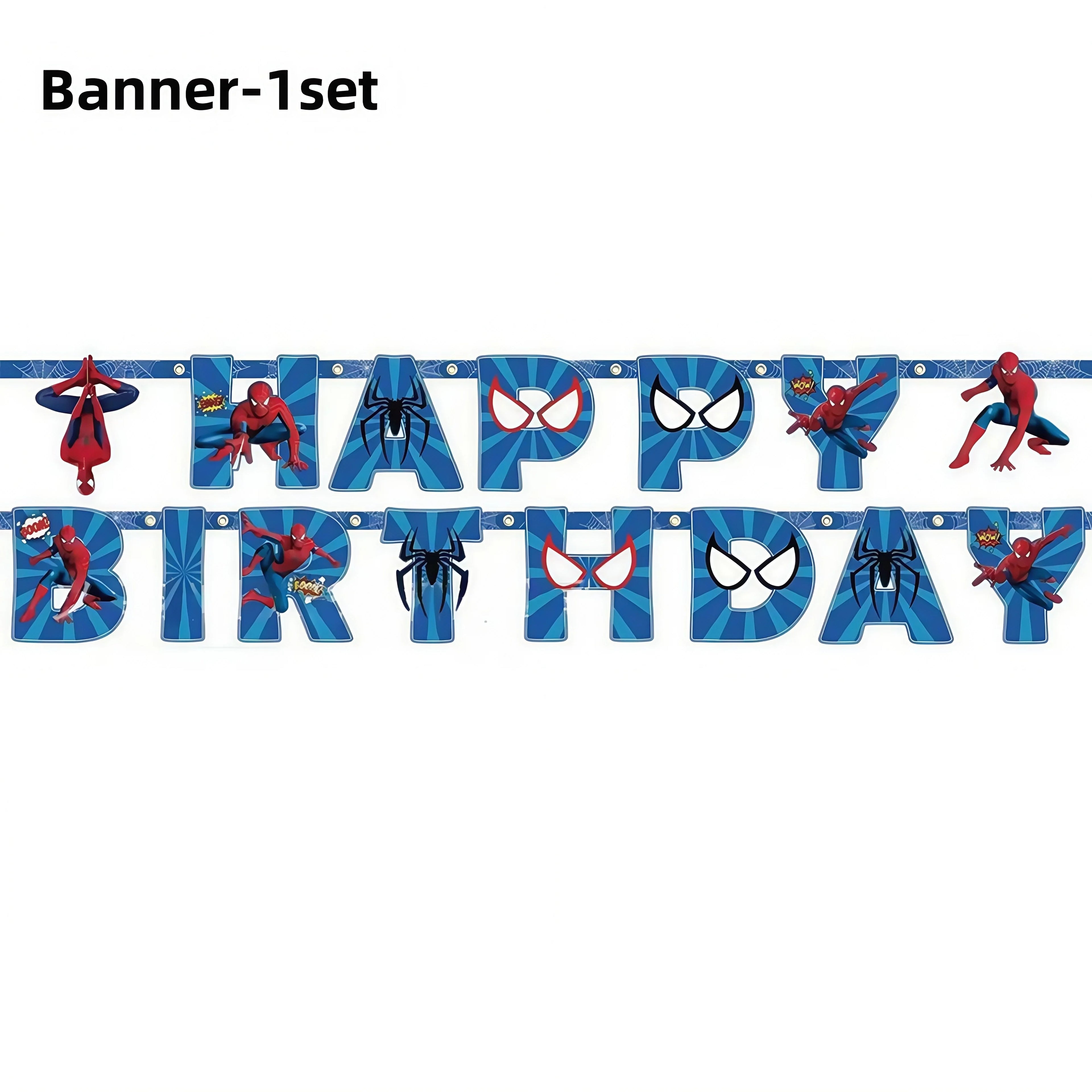 Spiderman Birthday Party Decorations Tableware Paper Cup Plate Napkin Tablecloth for Kids Boys Favor Baby Shower Event Supplies