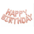 Happy Birthday balloon air Letters Alphabe Gold Pink foil balloons kids Boy Baby Show party birthday helium globos party baloon