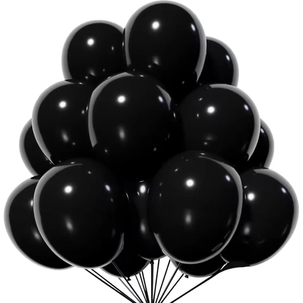 5-100pcs/Pack 12inch Black Latex Balloon for Wedding Birthday Party Engagement Anniversary Decoration Supplies Favor