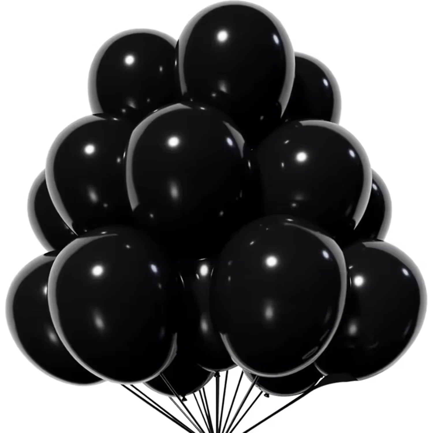 5-100pcs/Pack 12inch Black Latex Balloon for Wedding Birthday Party Engagement Anniversary Decoration Supplies Favor