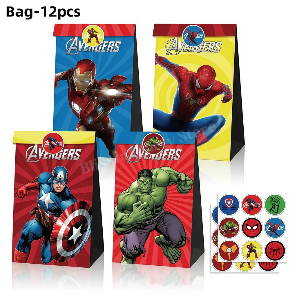 Avengers Birthday Party Decoration Superhero Balloon Tableware Kit Cup Plate Tablecloth Boy Favor Gift Baby Shower Event Supplie