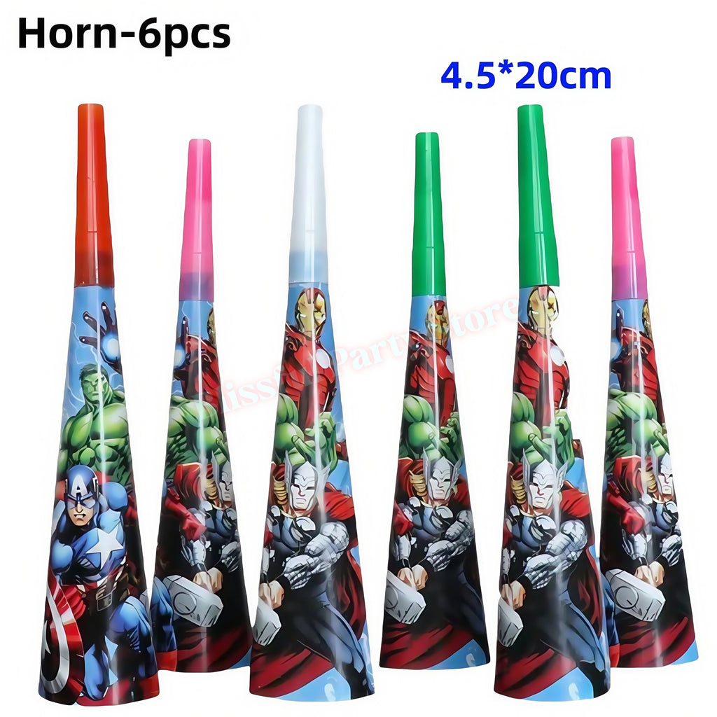 Avengers Birthday Party Decoration Superhero Balloon Tableware Kit Cup Plate Tablecloth Boy Favor Gift Baby Shower Event Supplie