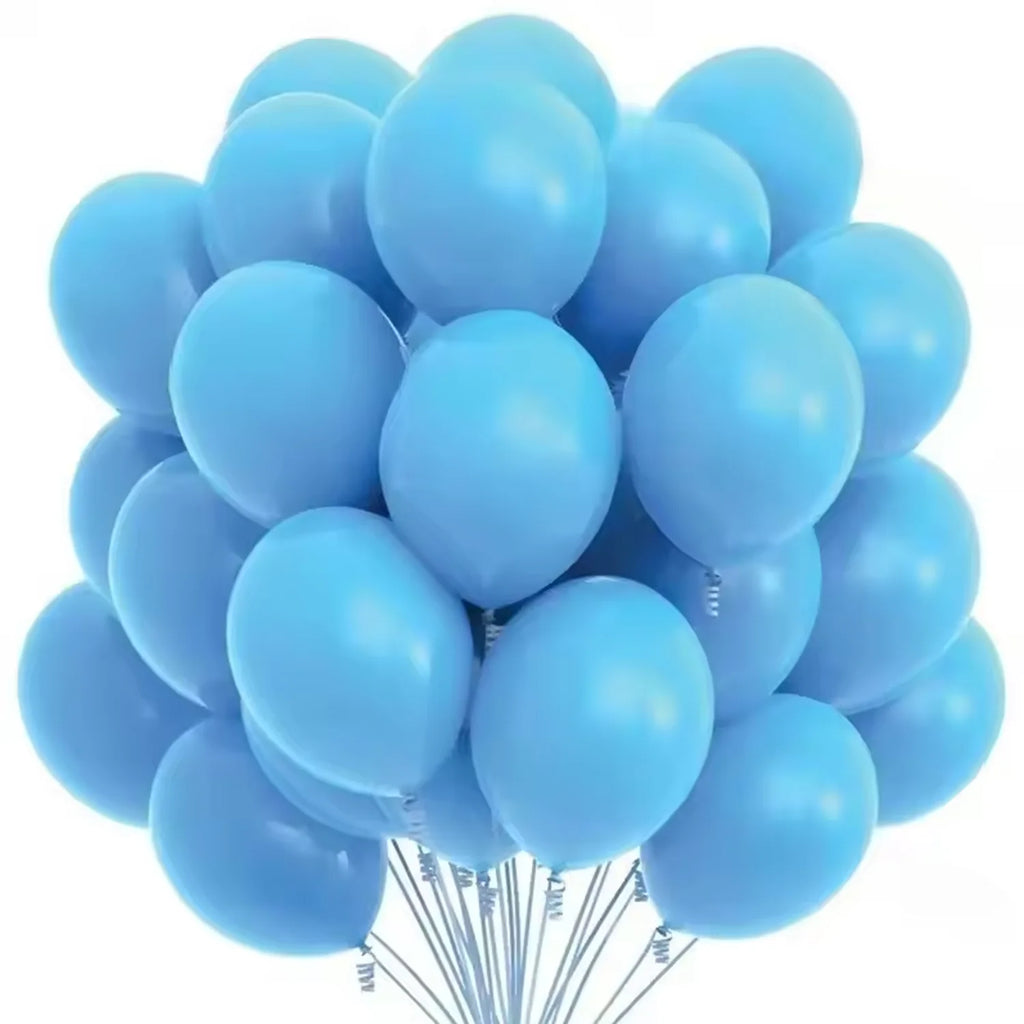 20/50pcs 10inch Matte Latex Balloon White Pink Blue Helium Ball Wedding Adult Kids Birthday Party Decorations