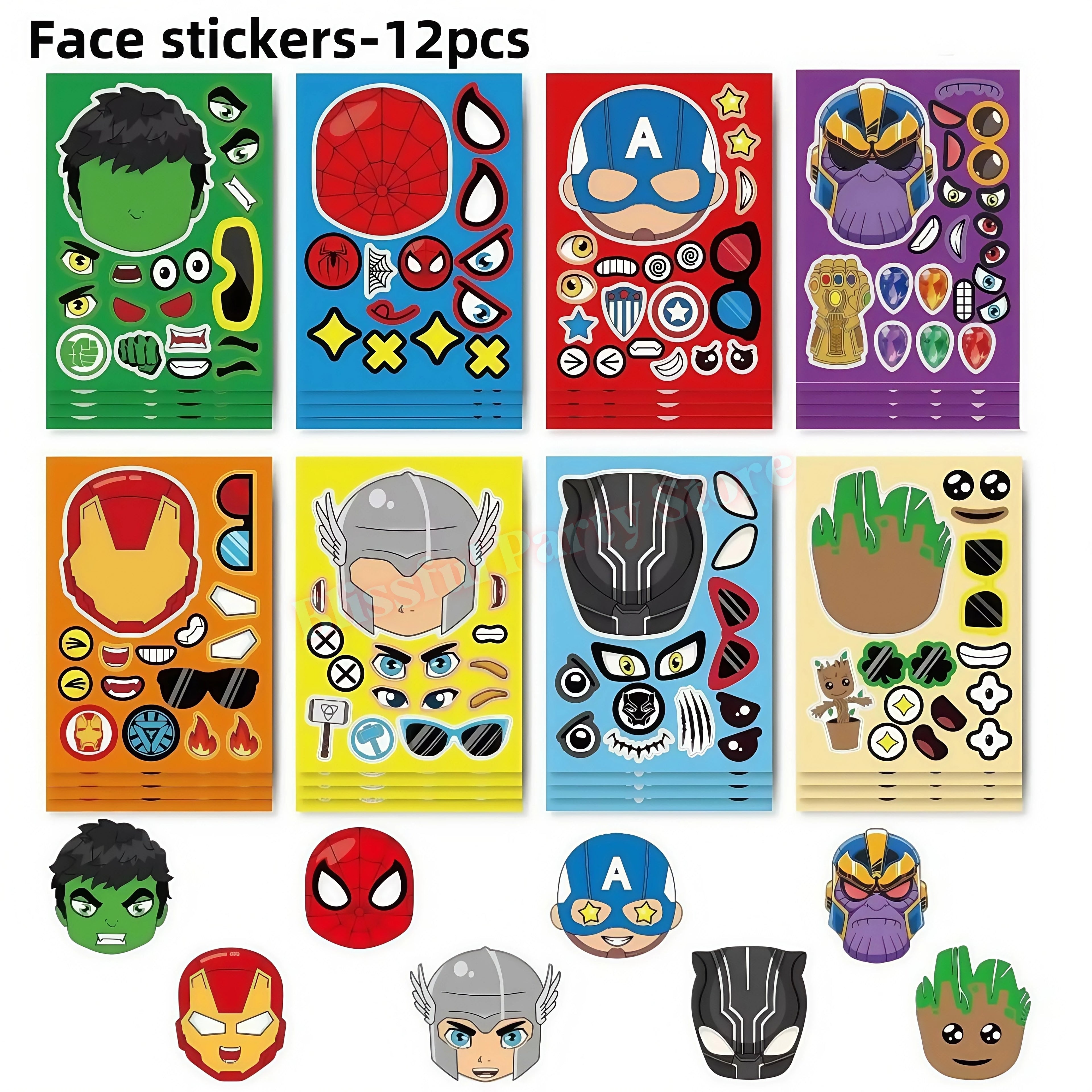 Avengers Birthday Party Decoration Superhero Balloon Tableware Kit Cup Plate Tablecloth Boy Favor Gift Baby Shower Event Supplie