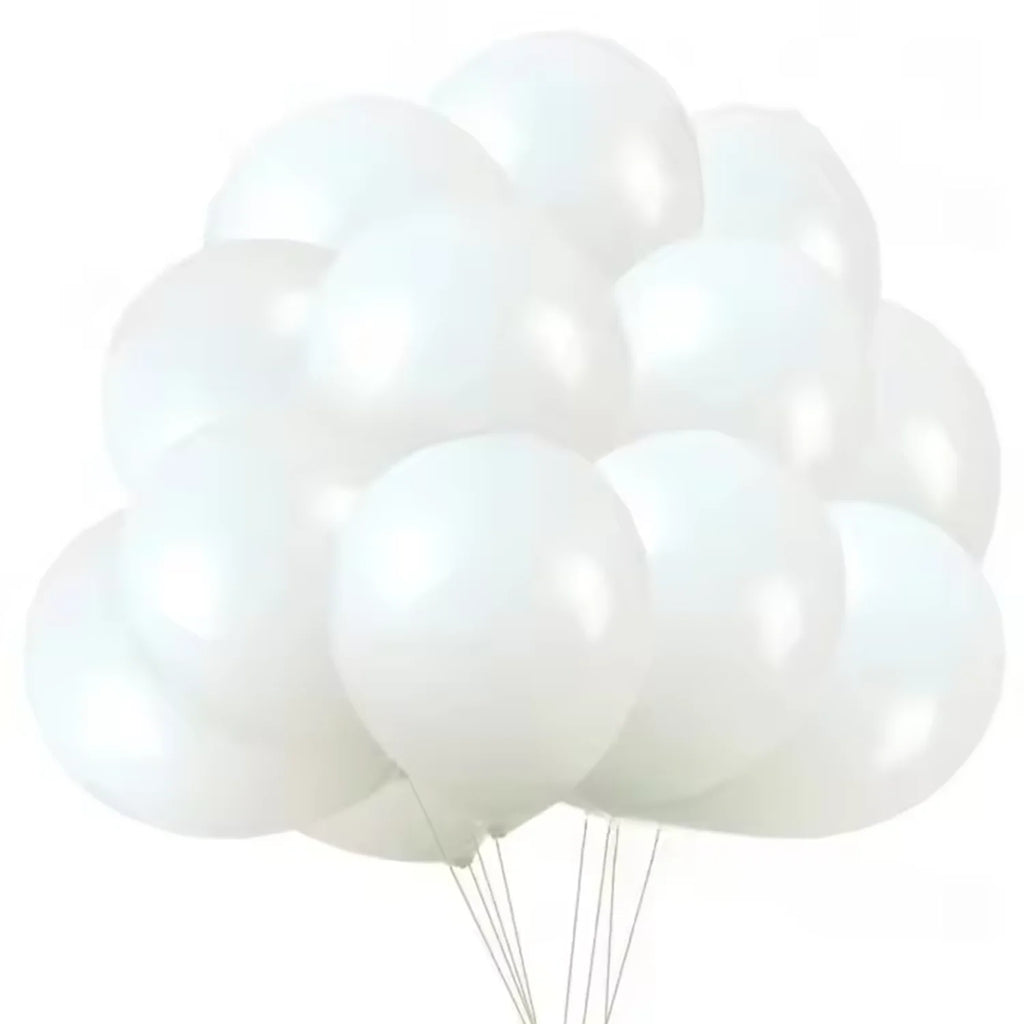 20/50pcs 10inch Matte Latex Balloon White Pink Blue Helium Ball Wedding Adult Kids Birthday Party Decorations