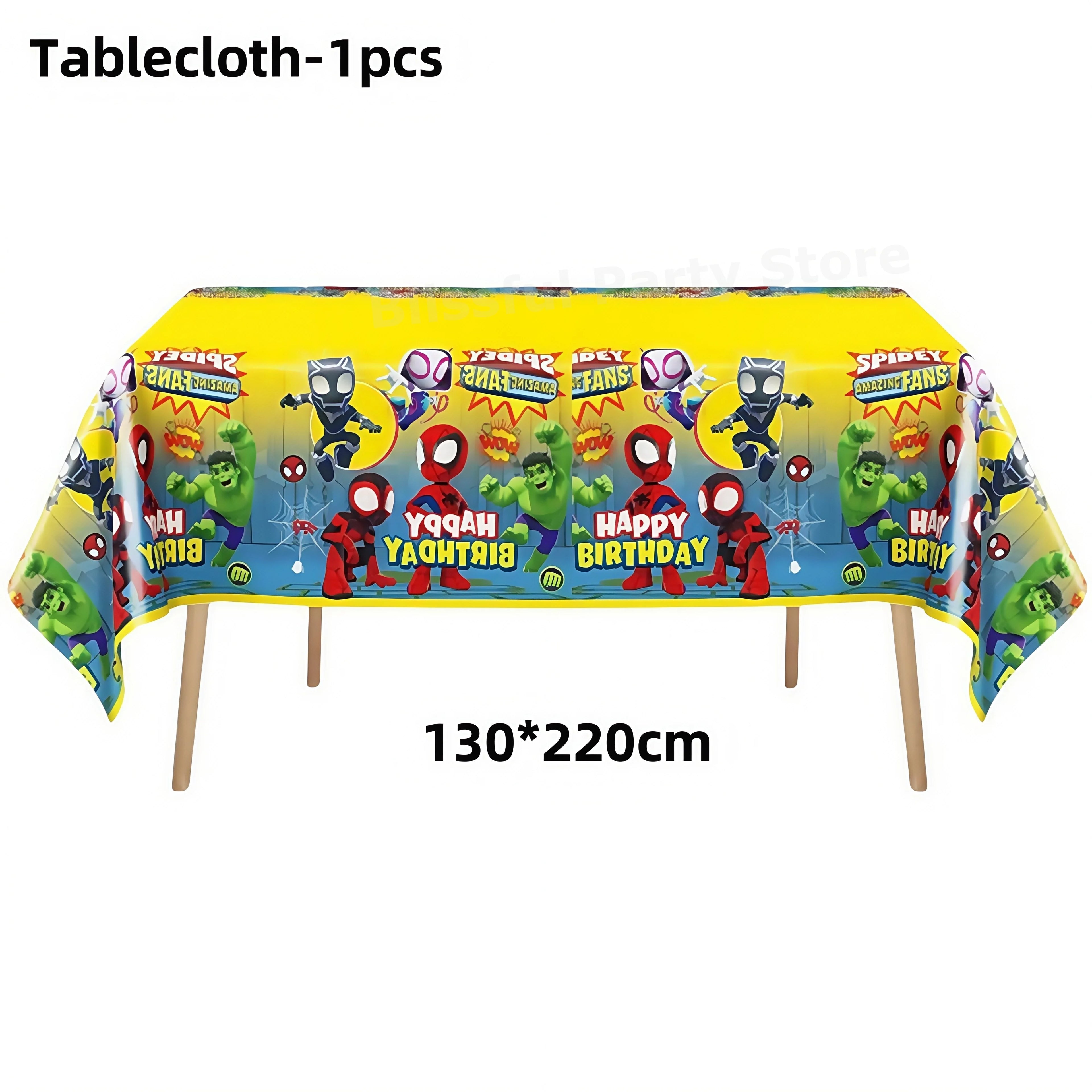 Spiderman Birthday Party Decorations Tableware Paper Cup Plate Napkin Tablecloth for Kids Boys Favor Baby Shower Event Supplies