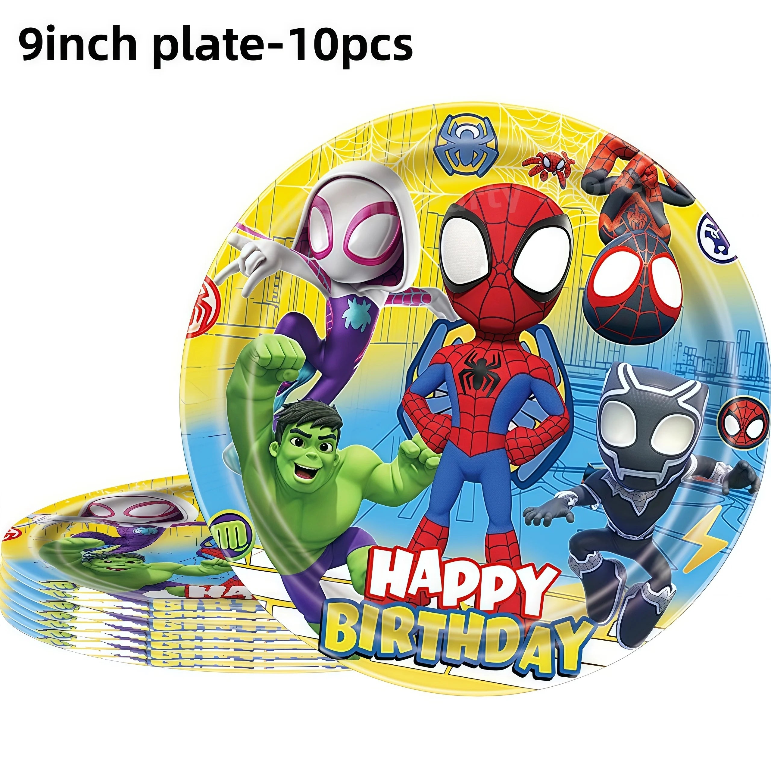 Spiderman Birthday Party Decorations Tableware Paper Cup Plate Napkin Tablecloth for Kids Boys Favor Baby Shower Event Supplies