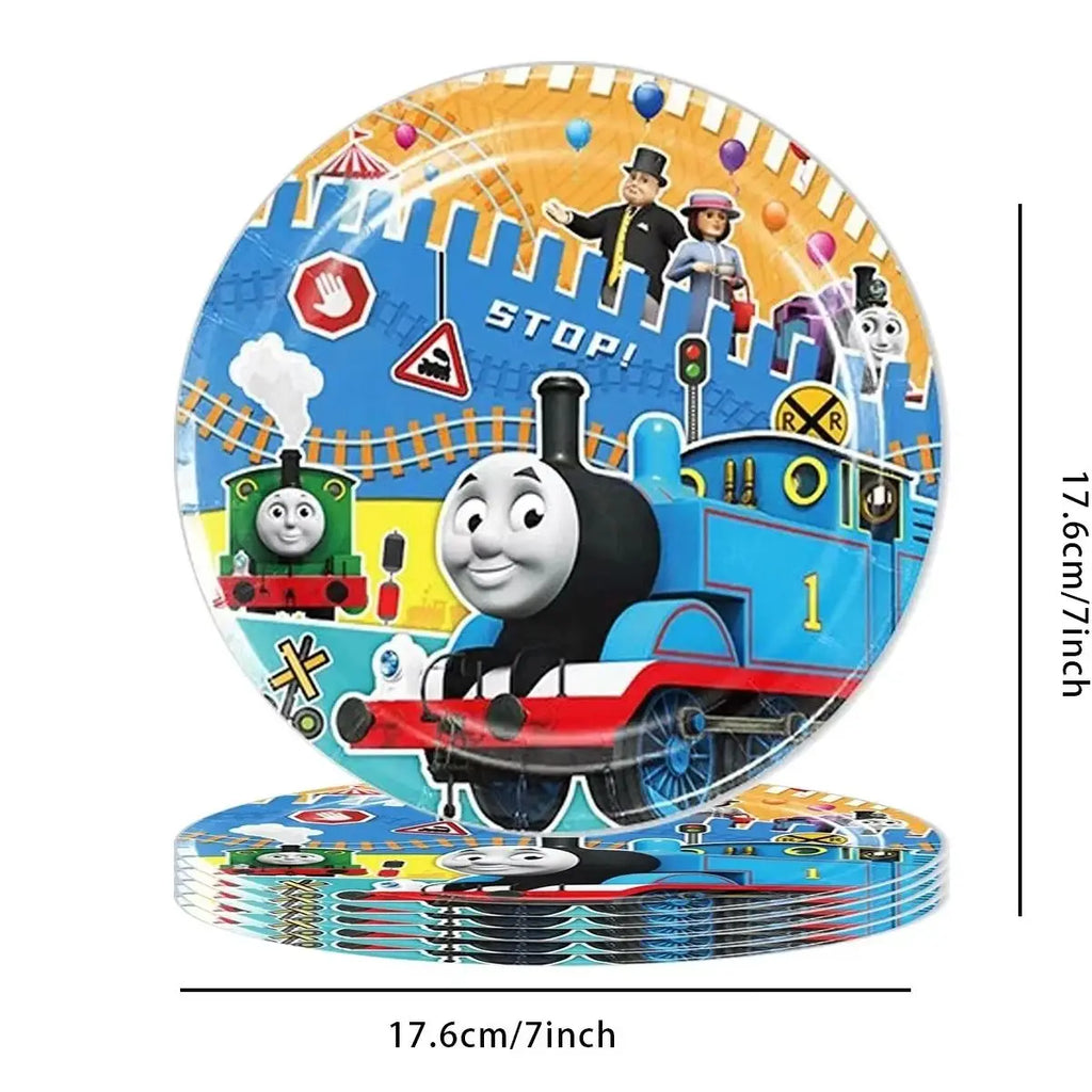 Thomas Trains and Friends Party Decorations Plates Cups Banner Balloons for Kids Baby Shower Gift Birthday Party Supplies