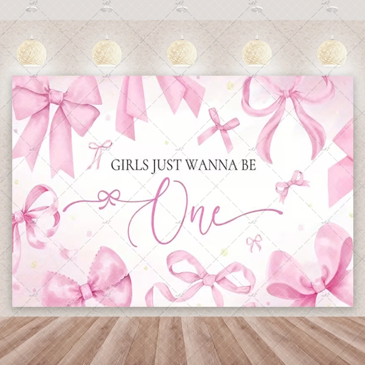 Girl Women Pink Bow Birthday Decoration Disposable Tableware Bow Tie Party Supplies Kit Paper Plates Cups Banner Tablecloth Gift
