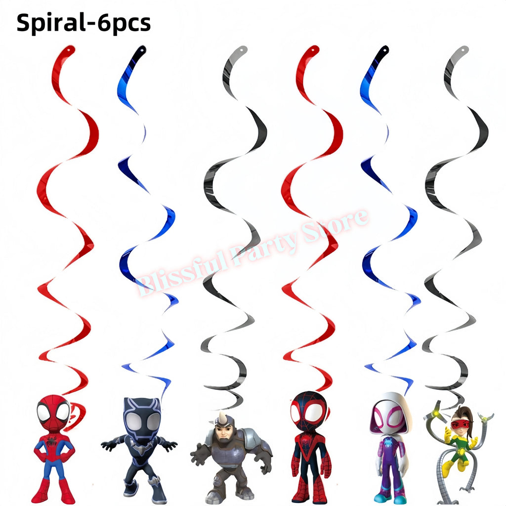 Spidey And His Amazing Friends Birthday Decoration Spiderman Tableware Kit Cup Plate Balloon Boy Favor Gift Baby Shower Supplies