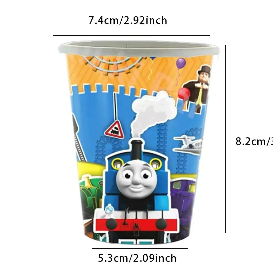 Thomas Trains and Friends Party Decorations Plates Cups Banner Balloons for Kids Baby Shower Gift Birthday Party Supplies