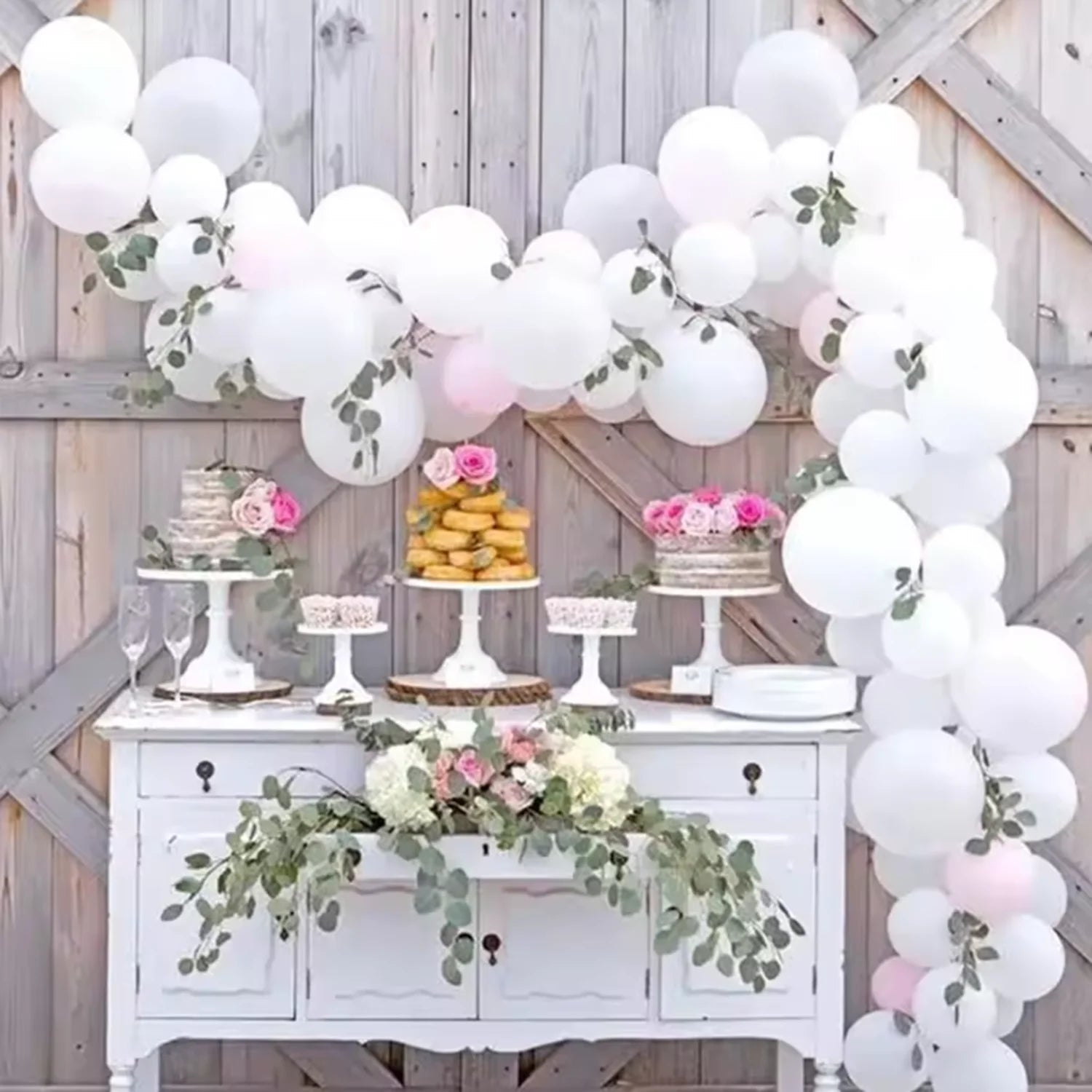 5-100pcs/Pack 12inch White Latex Balloon for Wedding Birthday Party Baby Shower Engagement Anniversary Decoration Supplies Favor