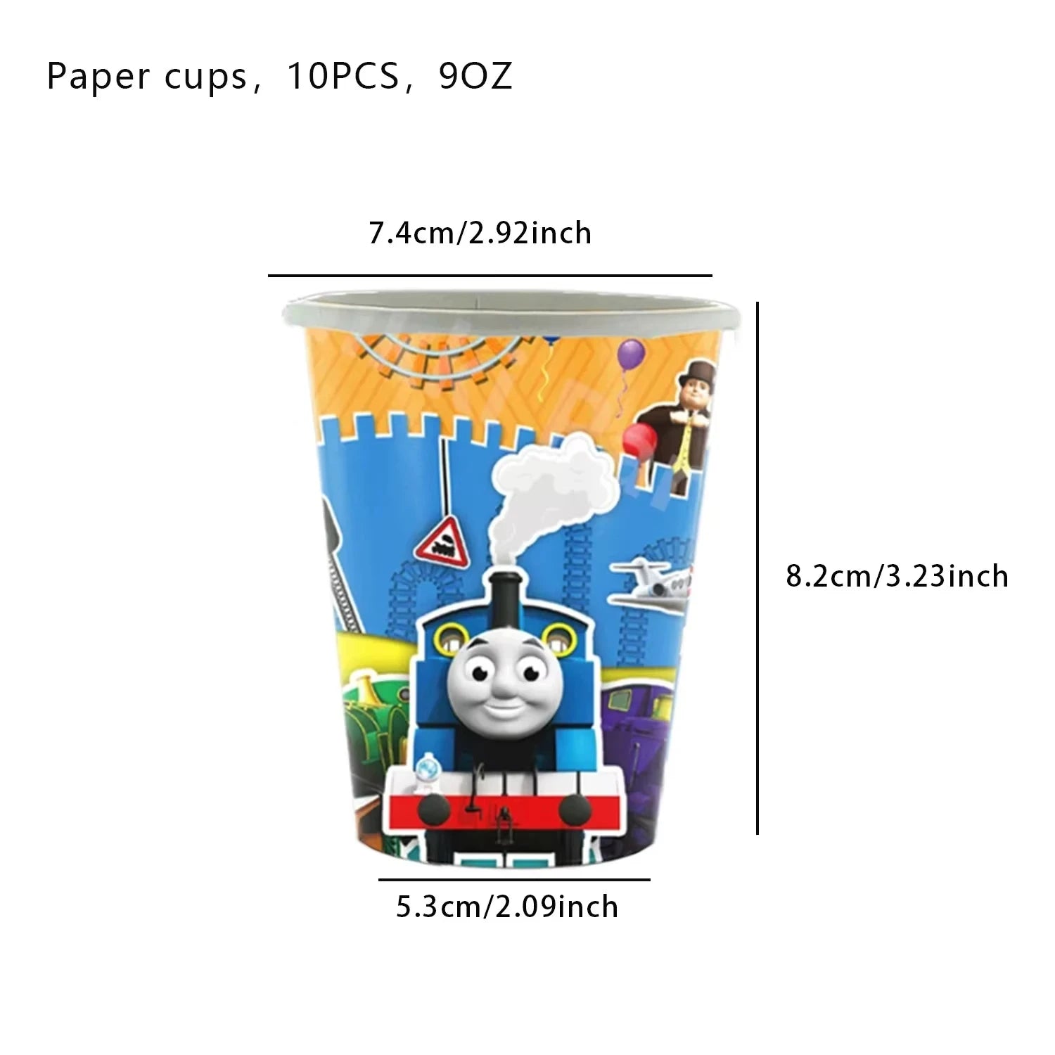 Thomas Trains and Friends Party Decorations Plates Cups Banner Balloons for Kids Baby Shower Gift Birthday Party Supplies