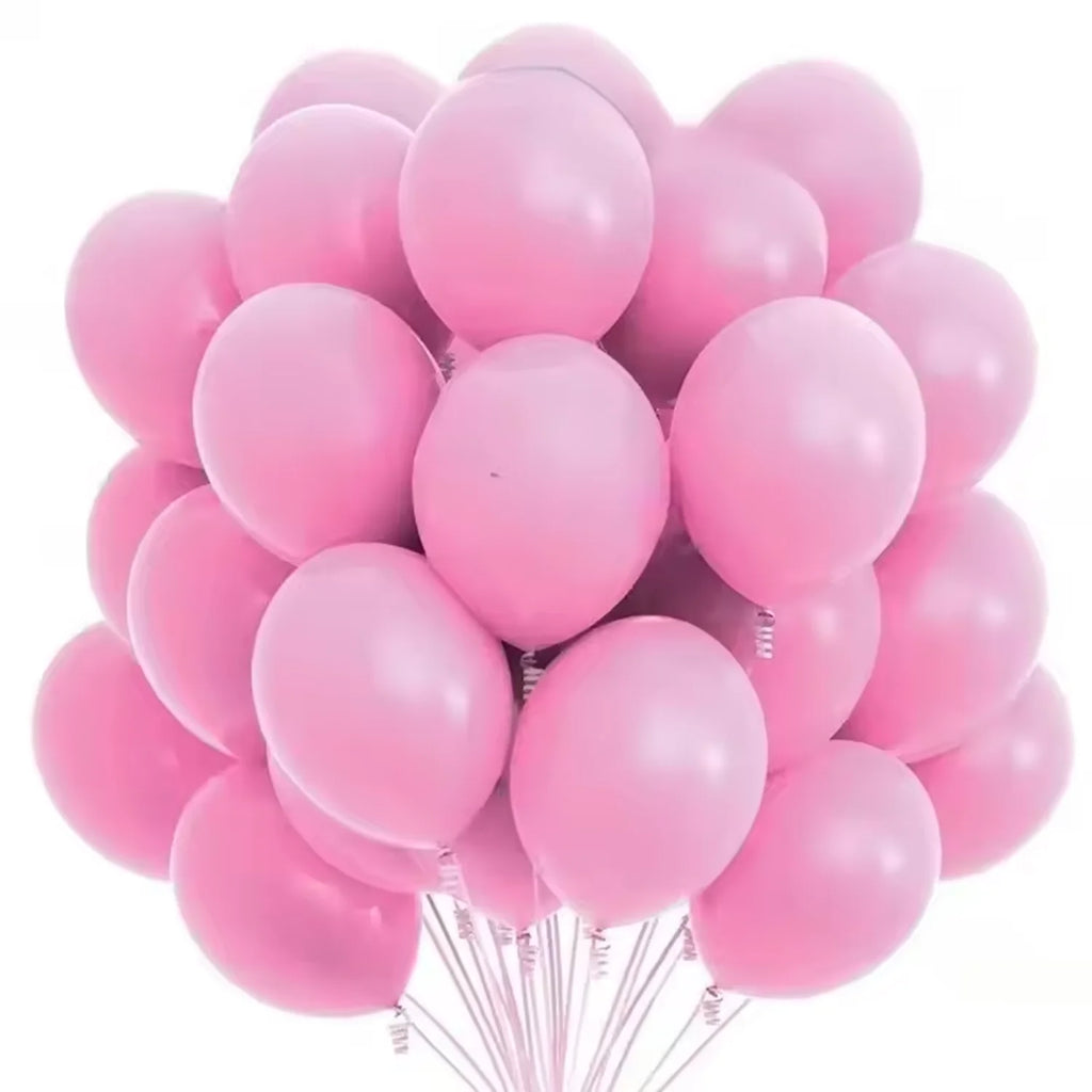20/50pcs 10inch Matte Latex Balloon White Pink Blue Helium Ball Wedding Adult Kids Birthday Party Decorations