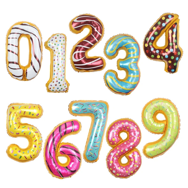 40inch Big Size Balloons Helium Numbe 0-9 Happy Birthday Wedding Party Decorations Kids Toys Shower Figures Globos Large Balloon