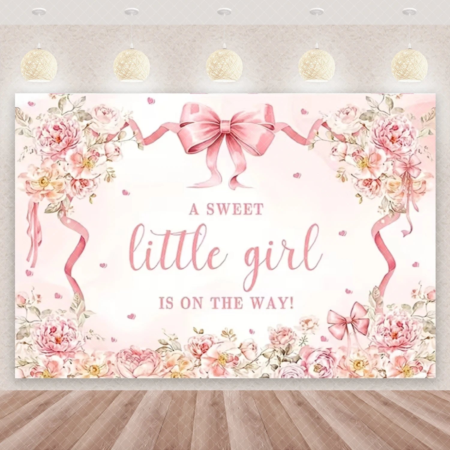 Girl Women Pink Bow Birthday Decoration Disposable Tableware Bow Tie Party Supplies Kit Paper Plates Cups Banner Tablecloth Gift