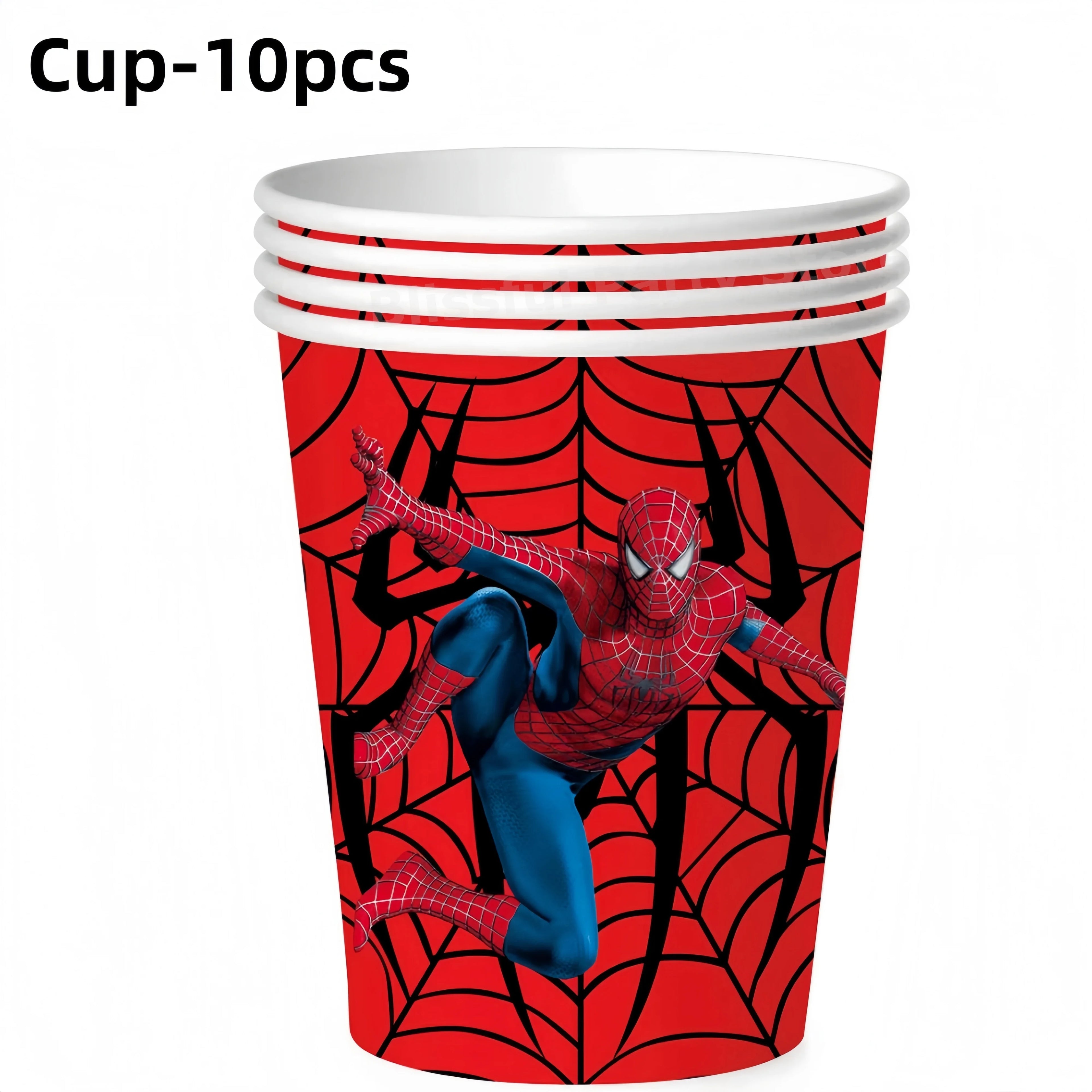 Spiderman Birthday Party Decorations Tableware Paper Cup Plate Napkin Tablecloth for Kids Boys Favor Baby Shower Event Supplies