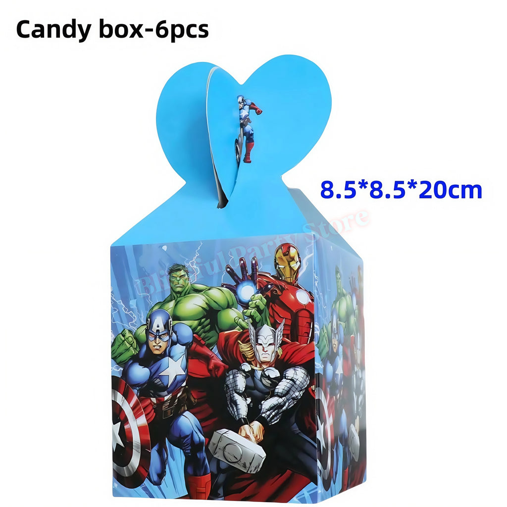 Avengers Birthday Party Decoration Superhero Balloon Tableware Kit Cup Plate Tablecloth Boy Favor Gift Baby Shower Event Supplie
