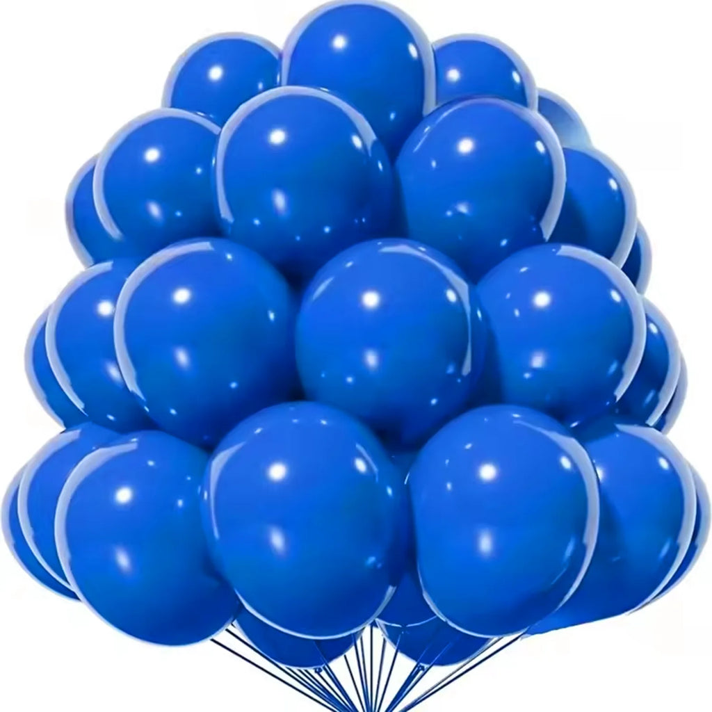 20/50pcs 10inch Matte Latex Balloon White Pink Blue Helium Ball Wedding Adult Kids Birthday Party Decorations