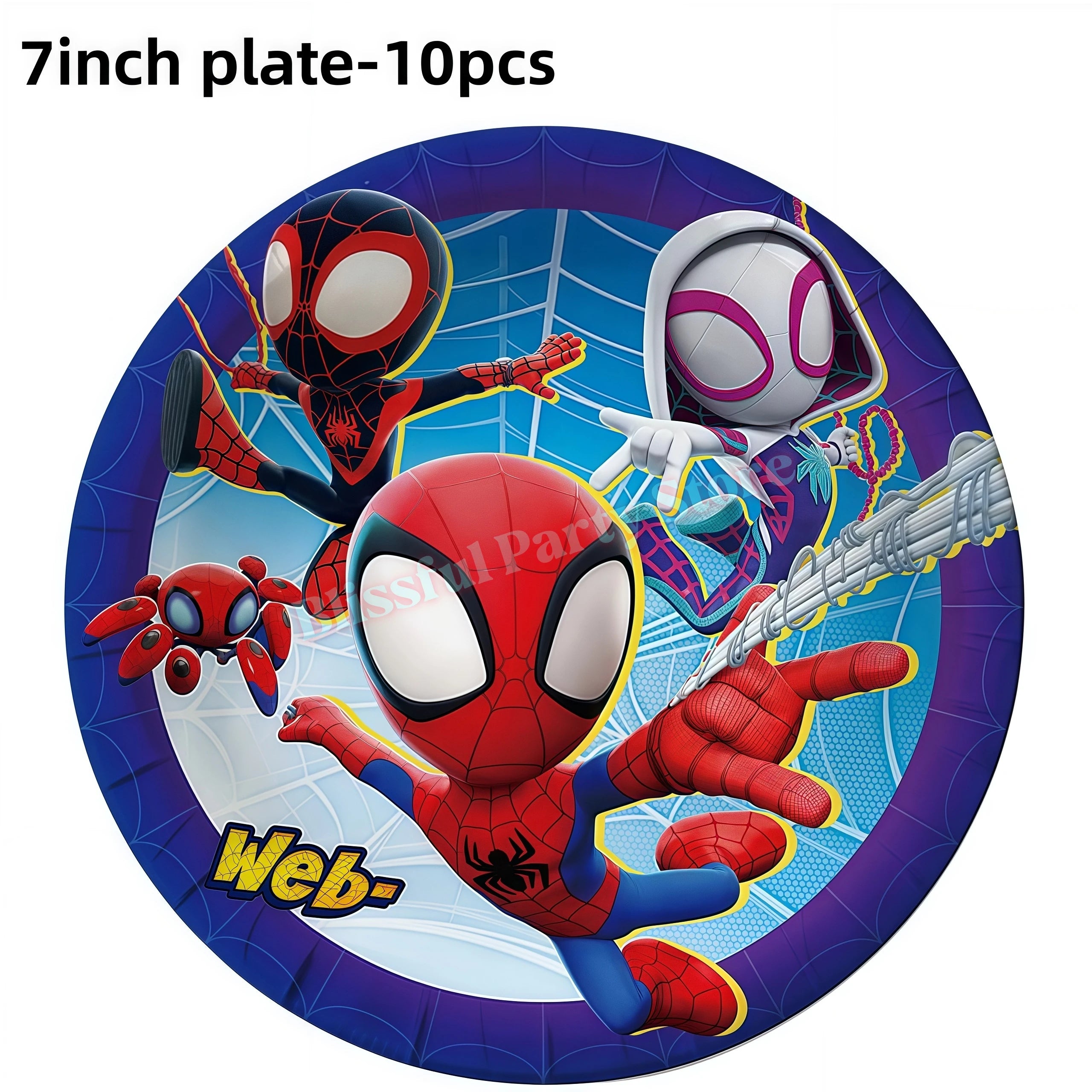 Spidey And His Amazing Friends Birthday Decoration Spiderman Tableware Kit Cup Plate Balloon Boy Favor Gift Baby Shower Supplies