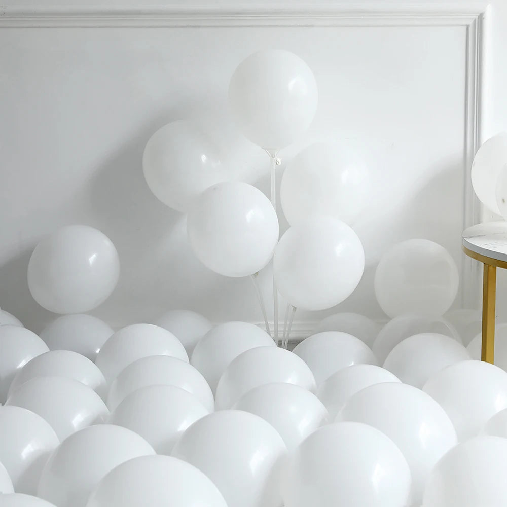 156pcs/Set Blue Balloon Arch Garland Kit White Red Latex Balloons Girls' Birthday Wedding Party Decorations Baby Shower Supplies
