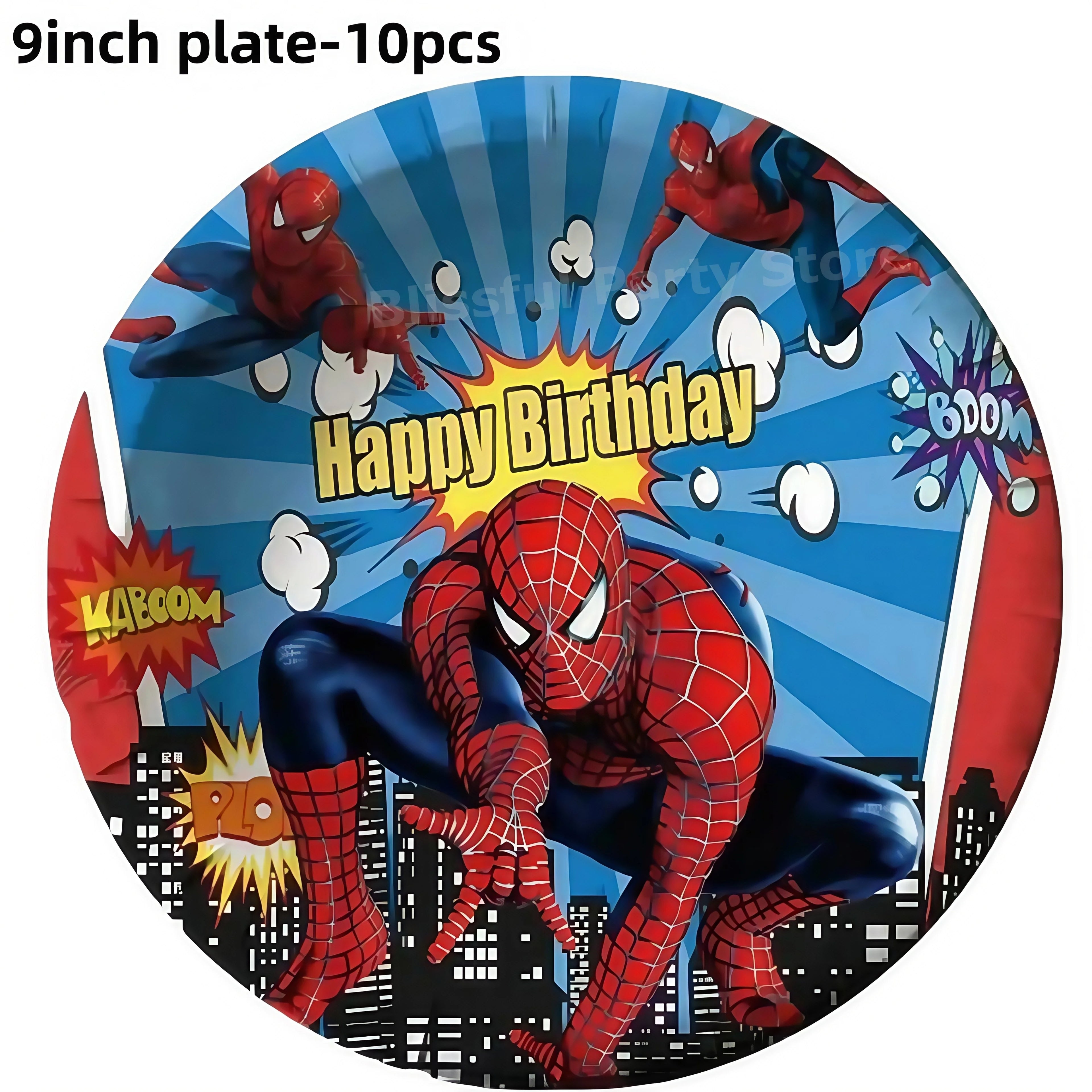 Spiderman Birthday Party Decorations Tableware Paper Cup Plate Napkin Tablecloth for Kids Boys Favor Baby Shower Event Supplies