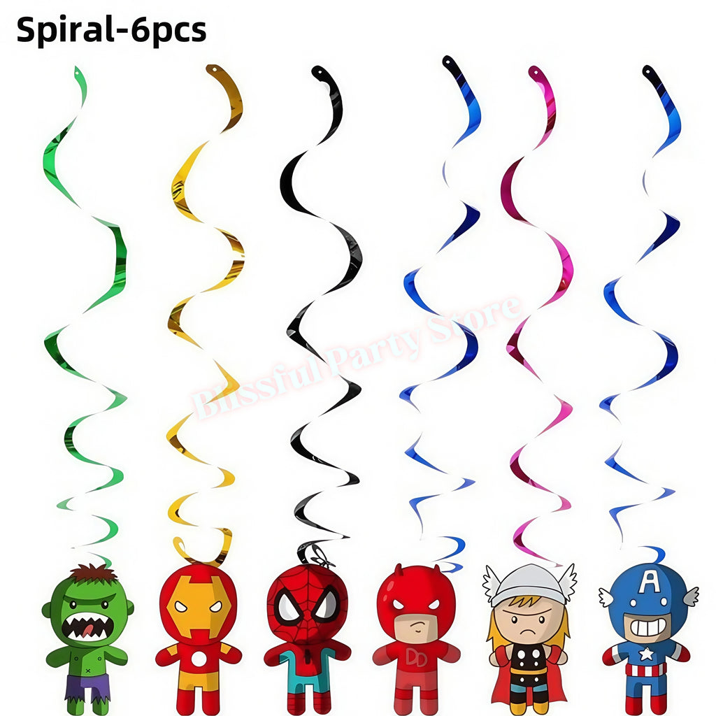 Avengers Birthday Party Decoration Superhero Balloon Tableware Kit Cup Plate Tablecloth Boy Favor Gift Baby Shower Event Supplie