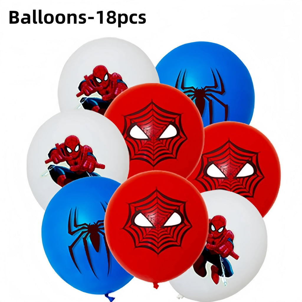 Spiderman Birthday Party Decorations Tableware Paper Cup Plate Napkin Tablecloth for Kids Boys Favor Baby Shower Event Supplies