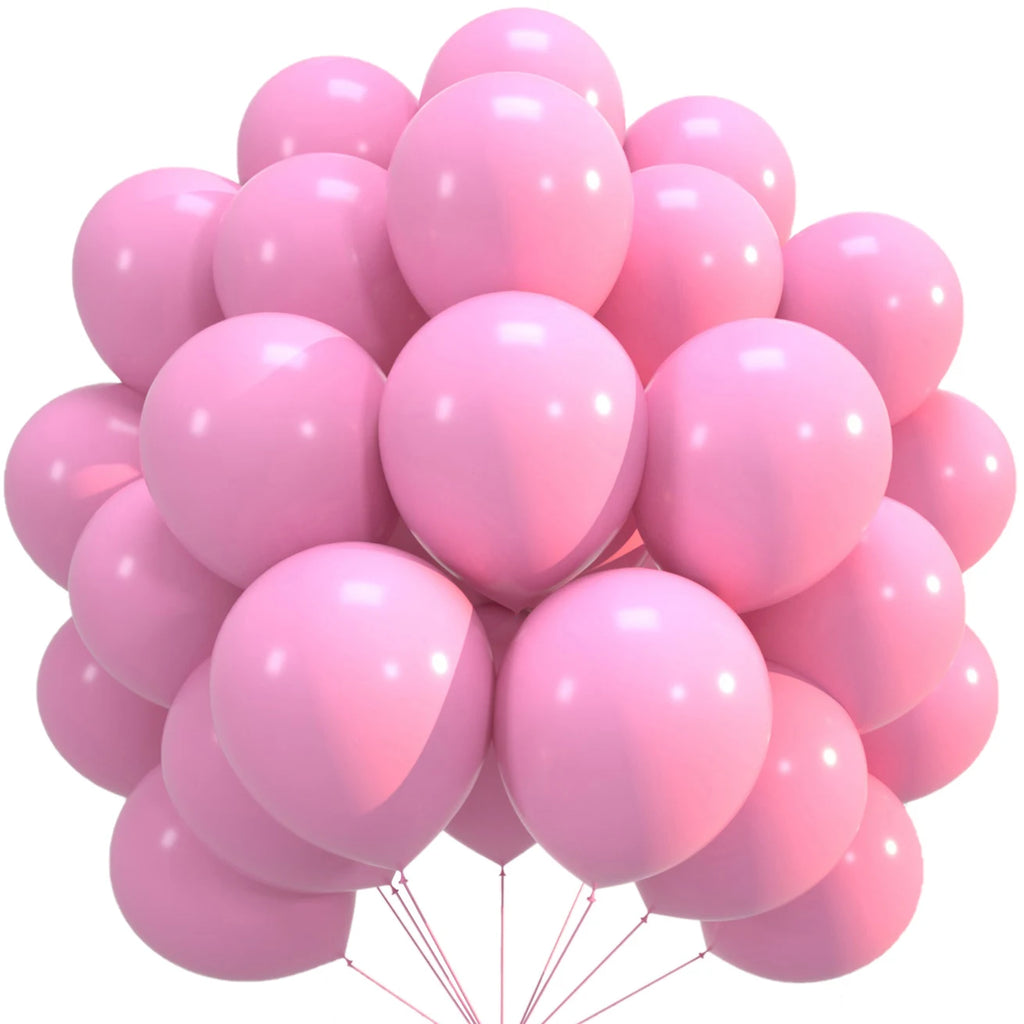 10/20/30/50pcs blue pink Latex Balloons Macaron Birthday Party Decorations Adult Wedding Helium Globos Baby Shower Air Ballon