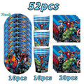 Avengers Birthday Party Decoration Superhero Balloon Tableware Kit Cup Plate Tablecloth Boy Favor Gift Baby Shower Event Supplie