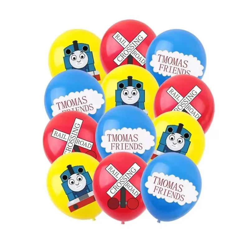 Thomas Trains and Friends Party Decorations Plates Cups Banner Balloons for Kids Baby Shower Gift Birthday Party Supplies