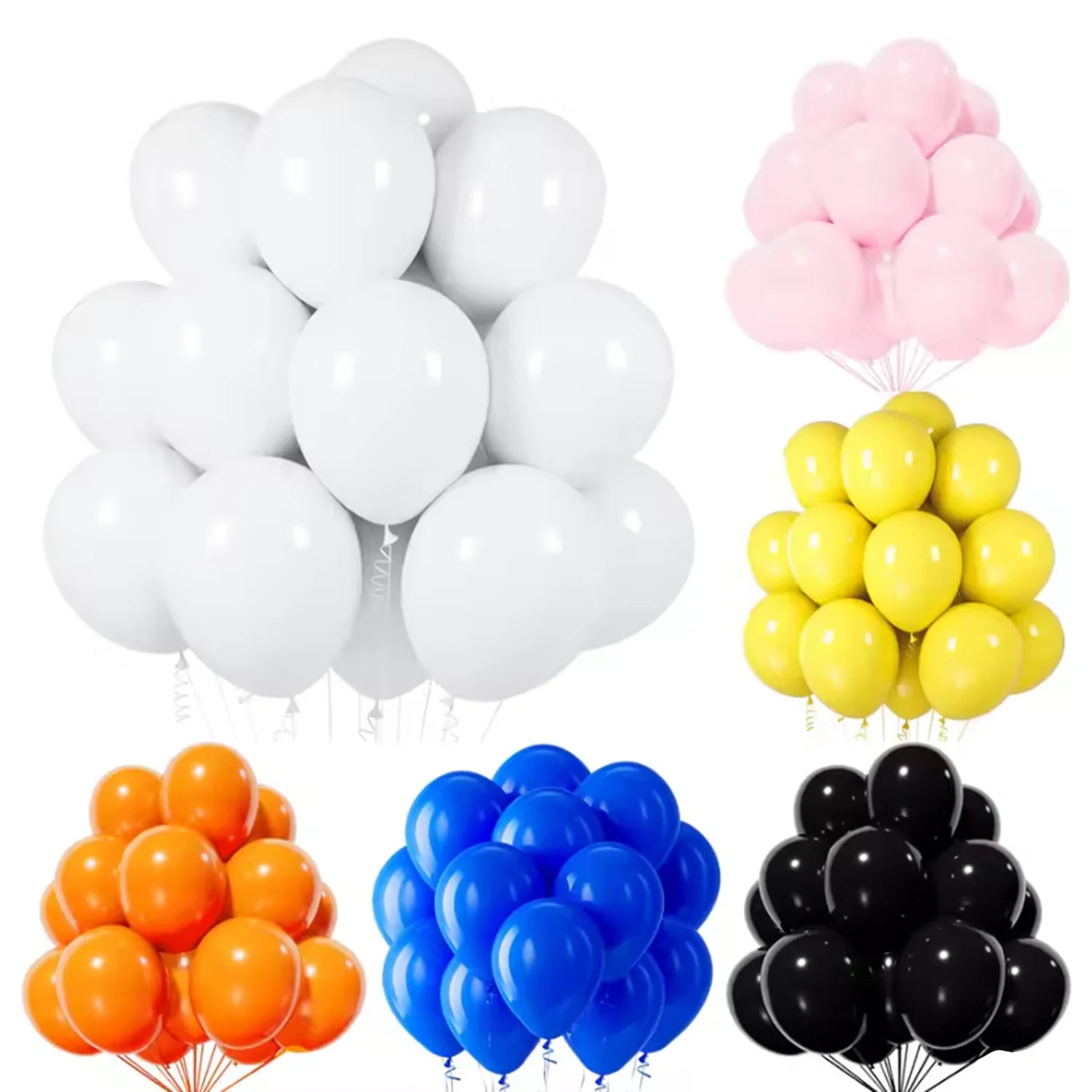 5-100pcs/Pack 12inch White Latex Balloon for Wedding Birthday Party Baby Shower Engagement Anniversary Decoration Supplies Favor