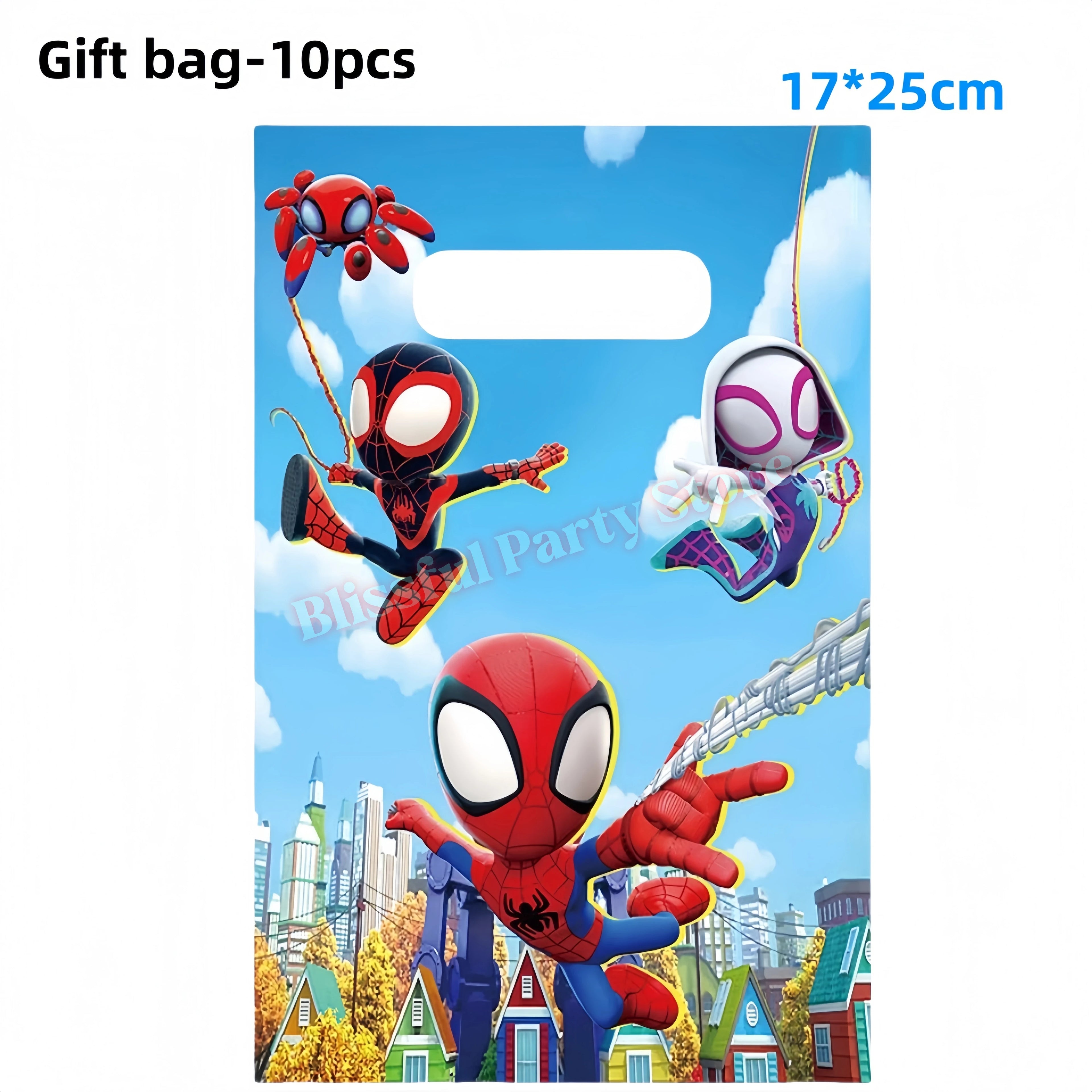 Spidey And His Amazing Friends Birthday Decoration Spiderman Tableware Kit Cup Plate Balloon Boy Favor Gift Baby Shower Supplies