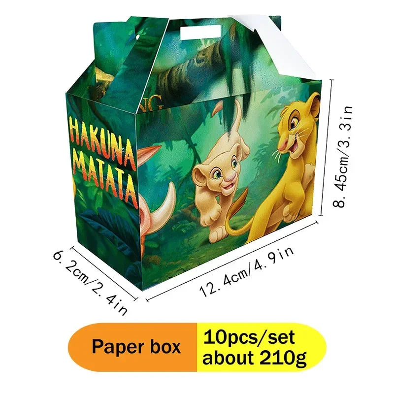 Lion King Party Decorations New Simba Theme Paper Cups Plates Napinks Baby Shower Birthday Party Decorations