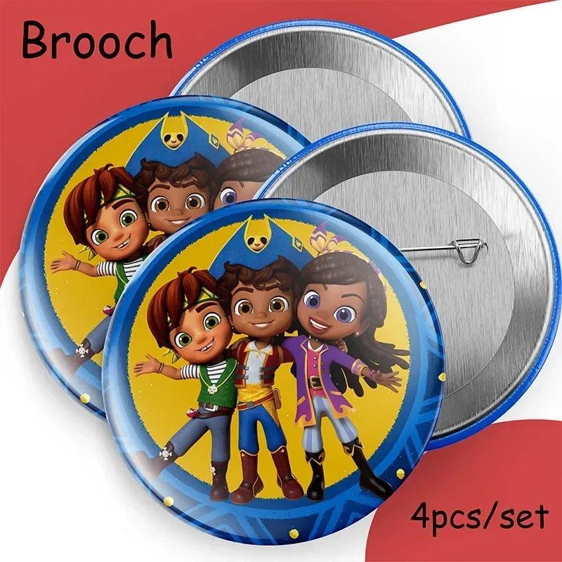 Santiago of The Seas Party Supplies Tableware Set Cup Plates Napkins For Kids Birthday Party Decoration Boys and GirlsBabyShower