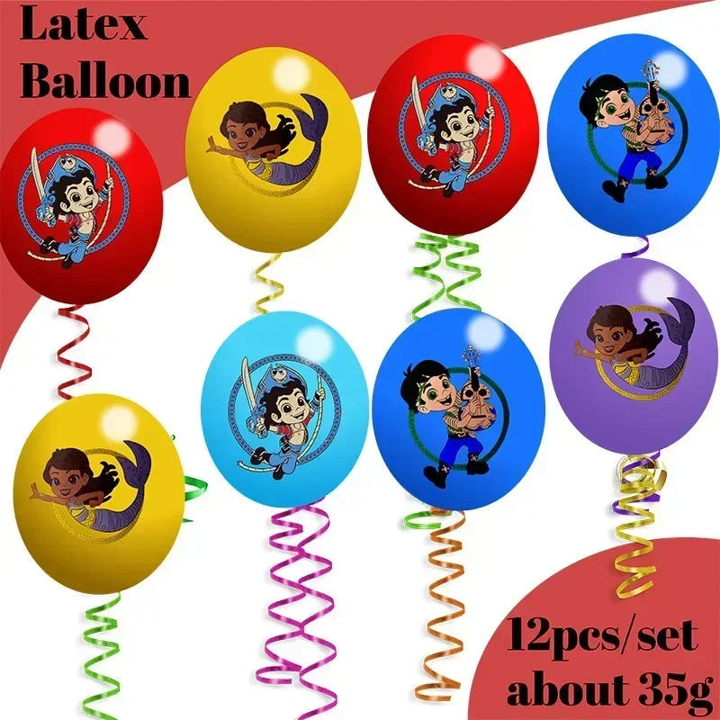 Santiago of The Seas Party Supplies Tableware Set Cup Plates Napkins For Kids Birthday Party Decoration Boys and GirlsBabyShower