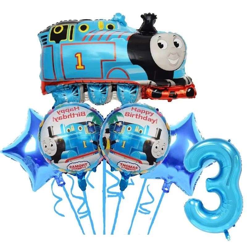 Thomas Trains and Friends Party Decorations Plates Cups Banner Balloons for Kids Baby Shower Gift Birthday Party Supplies