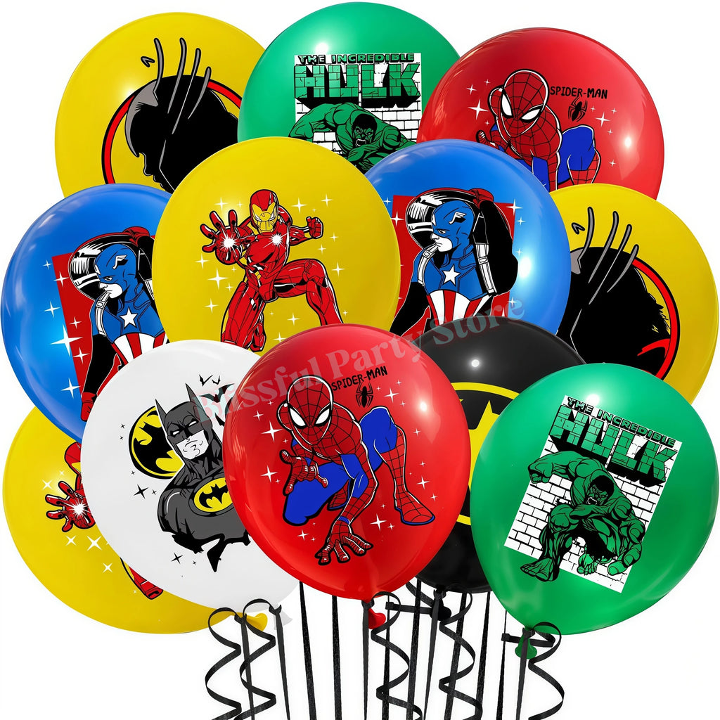 Avengers Birthday Party Decoration Superhero Balloon Tableware Kit Cup Plate Tablecloth Boy Favor Gift Baby Shower Event Supplie