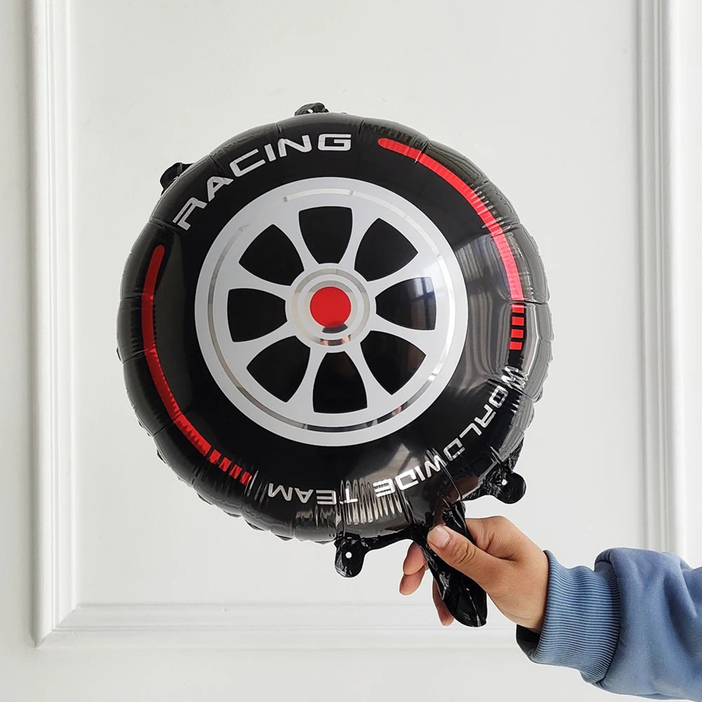 148Pcs Race Car Theme Balloon Garland Arch Kit Sea Blue Black Latex Balloons Boy's Two Fast Birthday Party Baby Shower Decor