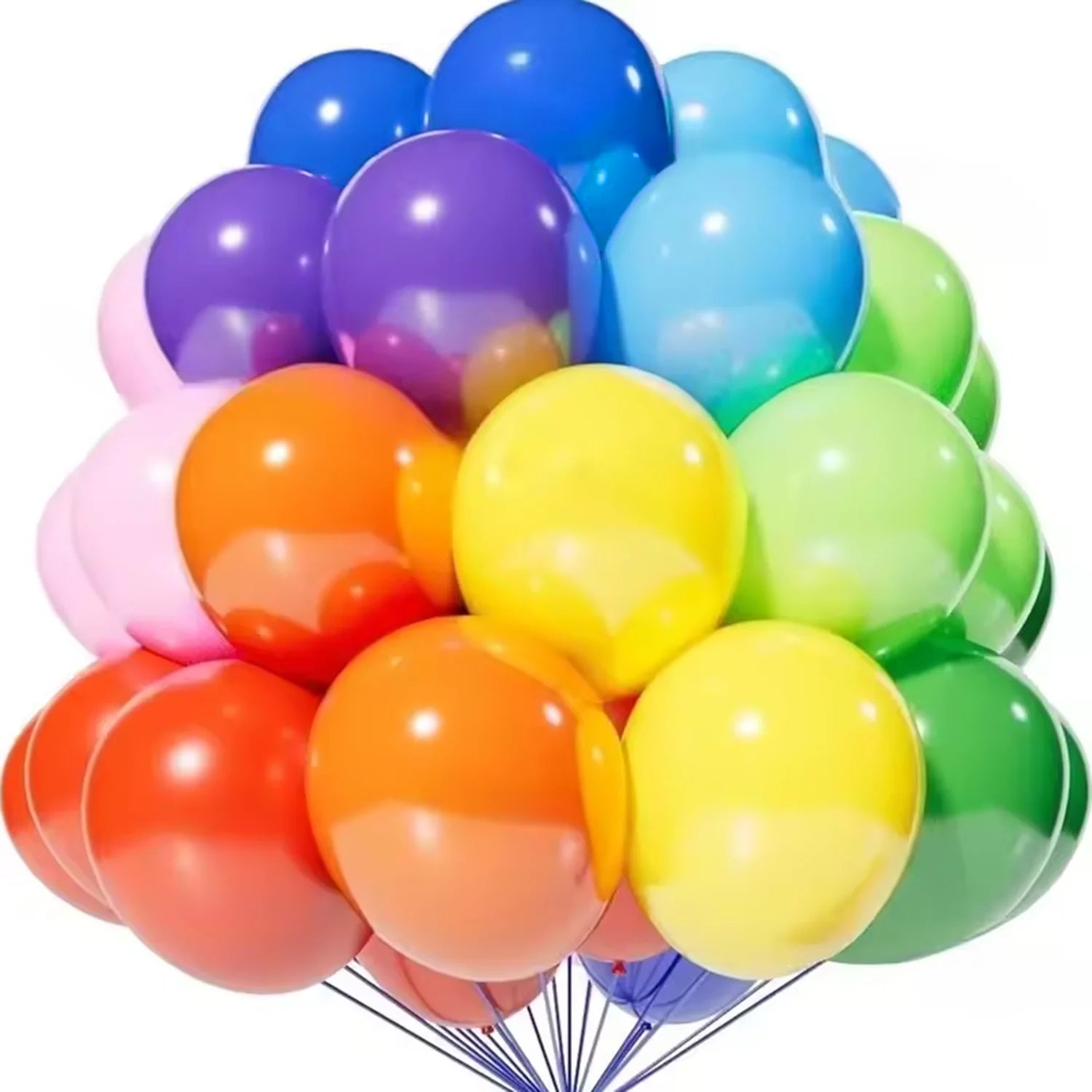 20/50pcs 10inch Matte Latex Balloon White Pink Blue Helium Ball Wedding Adult Kids Birthday Party Decorations
