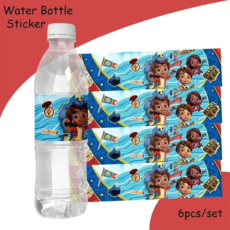 Santiago of The Seas Party Supplies Tableware Set Cup Plates Napkins For Kids Birthday Party Decoration Boys and GirlsBabyShower